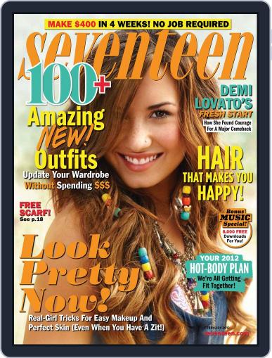 Seventeen January 23rd, 2012 Digital Back Issue Cover