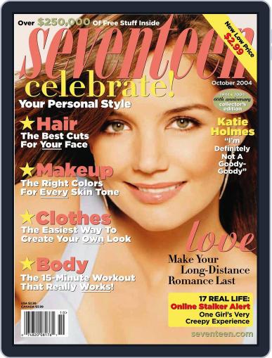 Seventeen September 2nd, 2004 Digital Back Issue Cover