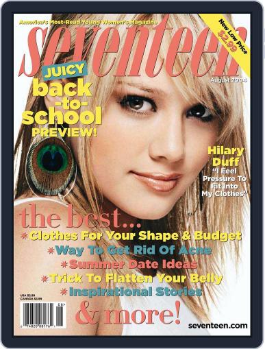 Seventeen June 30th, 2004 Digital Back Issue Cover