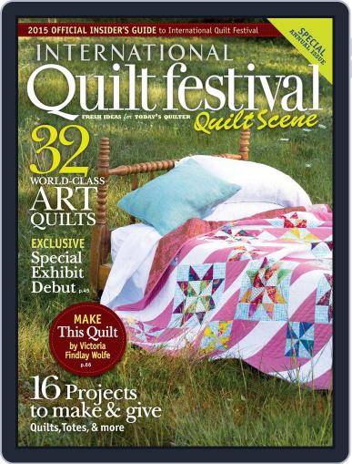 International Quilt Festival: Quilt Scene October 21st, 2015 Digital Back Issue Cover