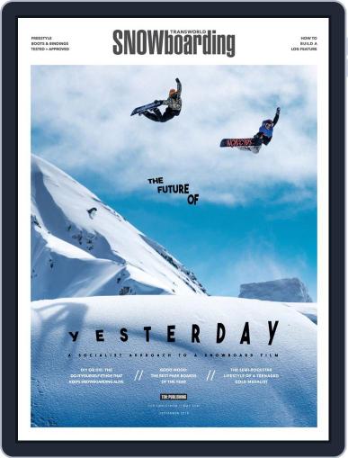 Transworld Snowboarding September 1st, 2018 Digital Back Issue Cover