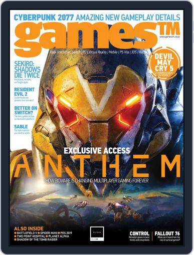 GamesTM January 1st, 2019 Digital Back Issue Cover