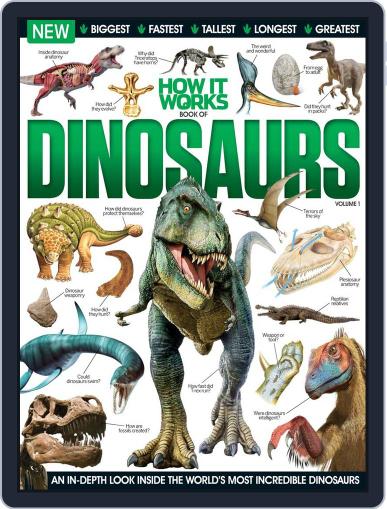 How It Works Book of Dinosaurs June 10th, 2015 Digital Back Issue Cover