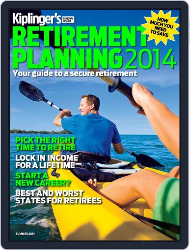 Kiplinger's Retirement Planning April 22nd, 2014 Digital Back Issue Cover