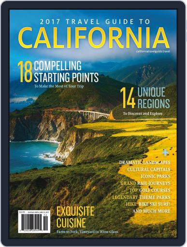 Travel Guide To California Magazine (Digital) February 1st, 2017 Issue Cover