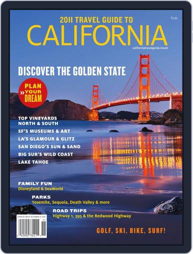 Travel Guide To California Magazine (Digital) January 1st, 2011 Issue Cover