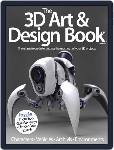 The 3D Art & Design Book United Kingdom April 24th, 2013 Digital Back Issue Cover