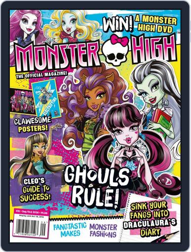 Monster High August 1st, 2016 Digital Back Issue Cover
