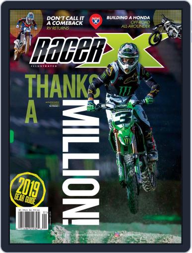 Racer X Illustrated January 1st, 2019 Digital Back Issue Cover