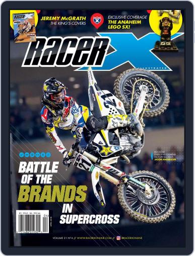 Racer X Illustrated April 1st, 2018 Digital Back Issue Cover