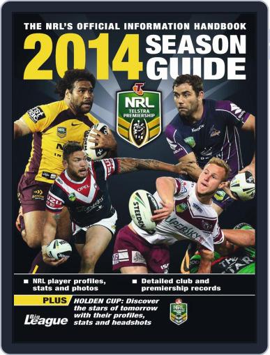 Big League: NRL Season Guide February 14th, 2014 Digital Back Issue Cover