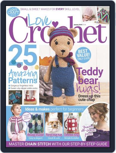 Love Crochet January 1st, 2018 Digital Back Issue Cover