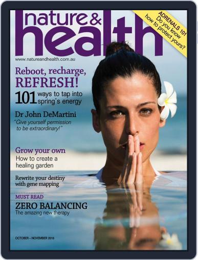 Nature & Health (Digital) October 1st, 2016 Issue Cover