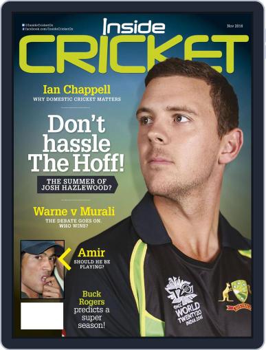 Inside Cricket November 1st, 2016 Digital Back Issue Cover