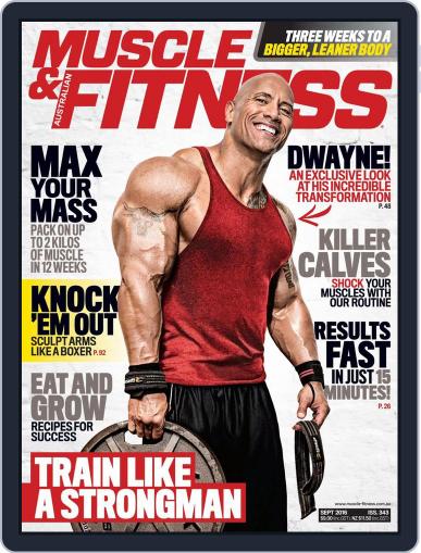 Muscle & Fitness Australia September 1st, 2016 Digital Back Issue Cover
