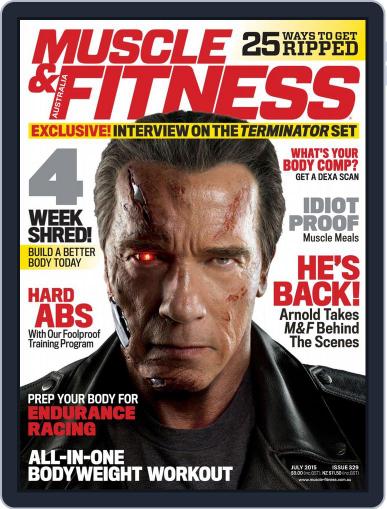 Muscle & Fitness Australia (Digital) July 1st, 2015 Issue Cover