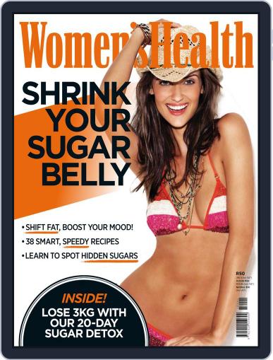 Women’s Health Shrink Your Sugar Belly Magazine (Digital) January 1st, 2016 Issue Cover