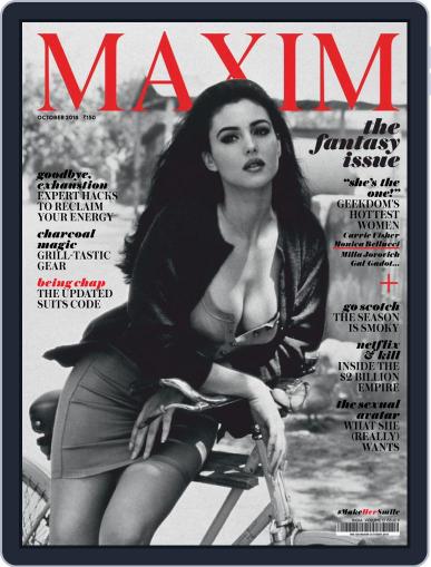 Maxim India October 1st, 2018 Digital Back Issue Cover