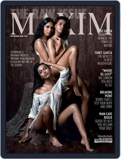 Maxim India September 1st, 2018 Digital Back Issue Cover