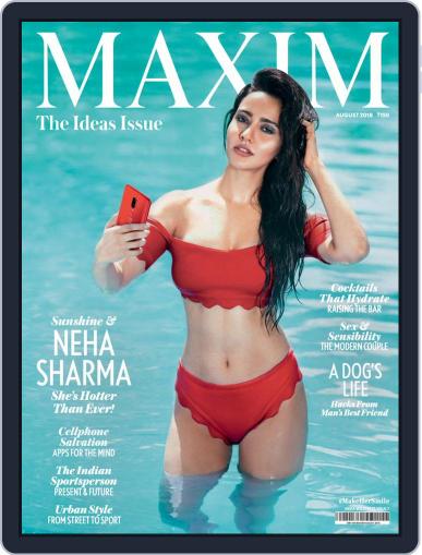 Maxim India August 1st, 2018 Digital Back Issue Cover
