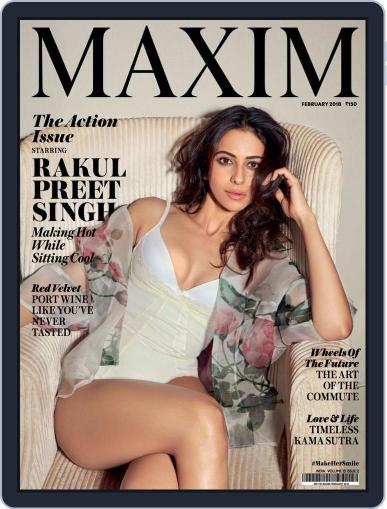 Maxim India February 1st, 2018 Digital Back Issue Cover
