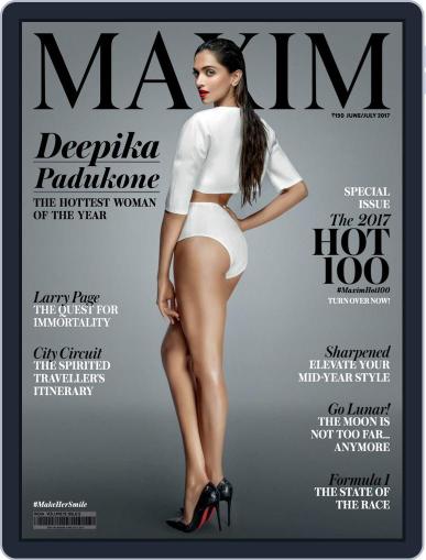 Maxim India June 1st, 2017 Digital Back Issue Cover