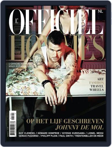 L'officiel Hommes Nl October 1st, 2013 Digital Back Issue Cover