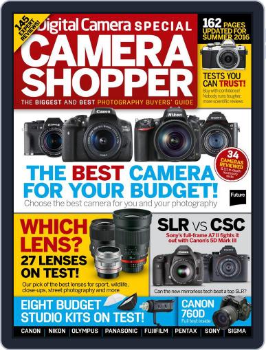 Camera Shopper Special June 1st, 2016 Digital Back Issue Cover