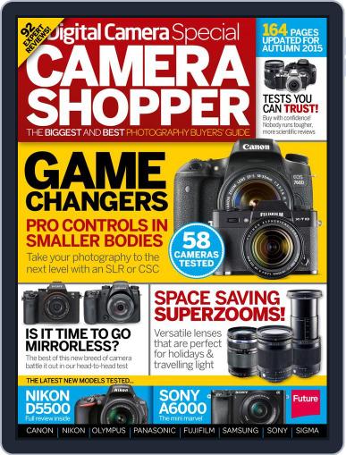Camera Shopper Special September 7th, 2015 Digital Back Issue Cover