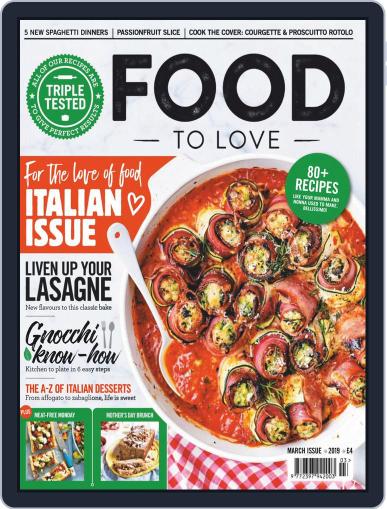 Food To Love (Digital) March 1st, 2019 Issue Cover