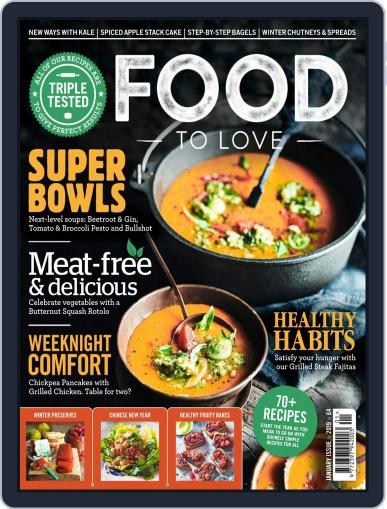 Food To Love (Digital) January 1st, 2019 Issue Cover