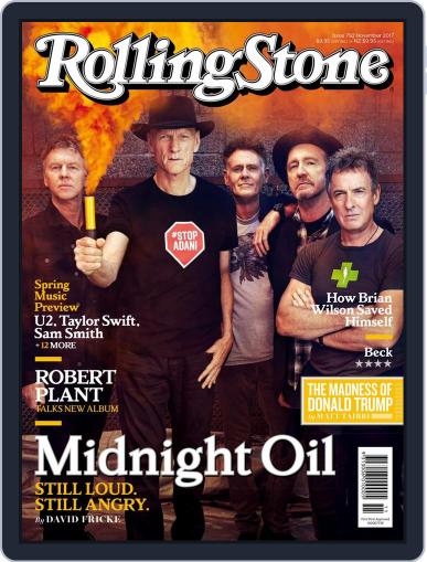 Rolling Stone Australia November 1st, 2017 Digital Back Issue Cover