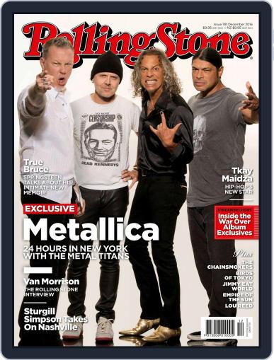 Rolling Stone Australia December 1st, 2016 Digital Back Issue Cover