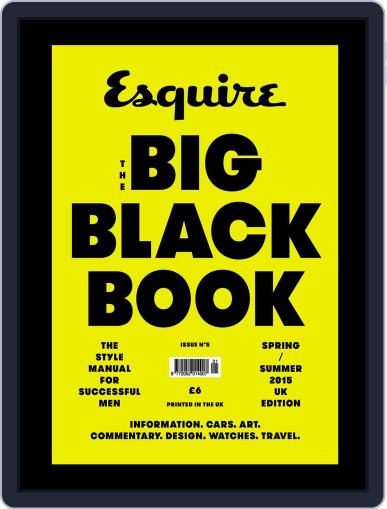 Esquire: The Big Black Book March 19th, 2015 Digital Back Issue Cover