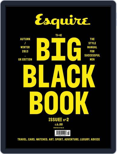 Esquire: The Big Black Book October 29th, 2013 Digital Back Issue Cover