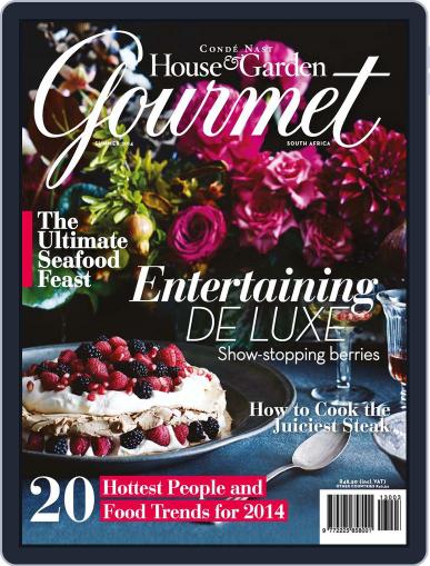 House & Garden Gourmet South Africa January 3rd, 2014 Digital Back Issue Cover