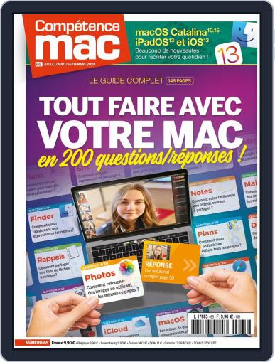 Compétence Mac July 1st, 2019 Digital Back Issue Cover