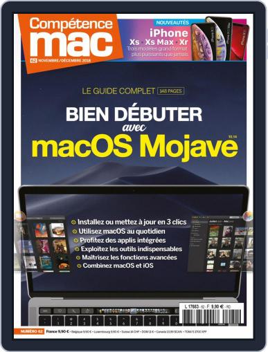 Compétence Mac November 1st, 2018 Digital Back Issue Cover
