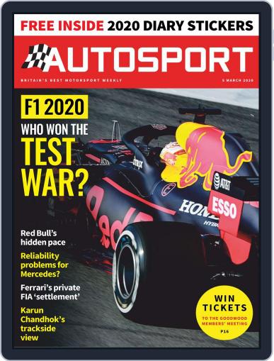 Autosport March 5th, 2020 Digital Back Issue Cover