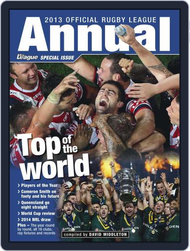 Official Rugby League Annual December 18th, 2013 Digital Back Issue Cover