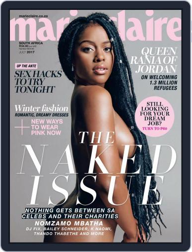 Marie Claire South Africa July 1st, 2017 Digital Back Issue Cover