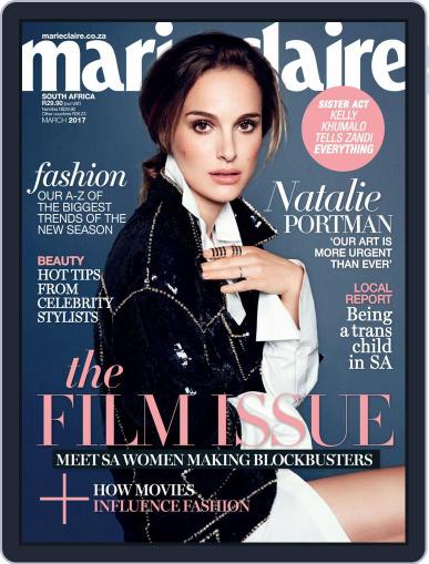 Marie Claire South Africa March 1st, 2017 Digital Back Issue Cover