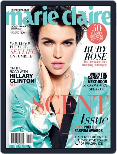 Marie Claire South Africa October 1st, 2016 Digital Back Issue Cover