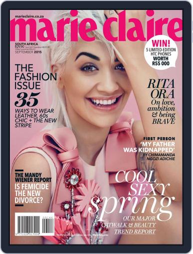 Marie Claire South Africa September 1st, 2015 Digital Back Issue Cover