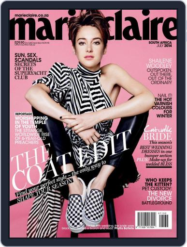 Marie Claire South Africa June 15th, 2014 Digital Back Issue Cover
