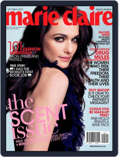 Marie Claire South Africa September 16th, 2012 Digital Back Issue Cover