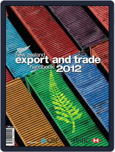 Nz Export And Trade Handbook January 24th, 2012 Digital Back Issue Cover