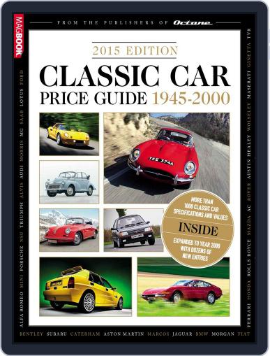 Classic Car Price Guide May 8th, 2015 Digital Back Issue Cover