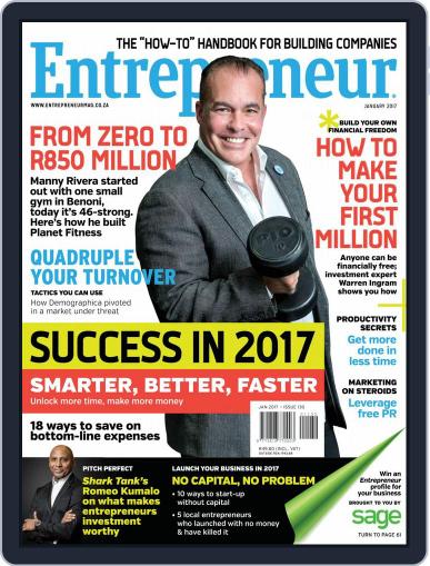 Entrepreneur Magazine South Africa January 1st, 2017 Digital Back Issue Cover
