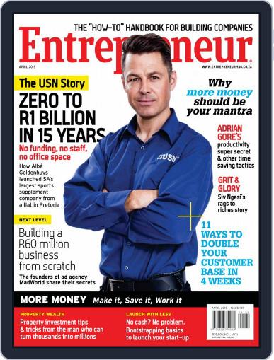 Entrepreneur Magazine South Africa April 1st, 2015 Digital Back Issue Cover